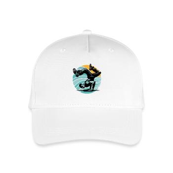 Breakdance - Casquette de baseball bio Enfant - blanc - Devant