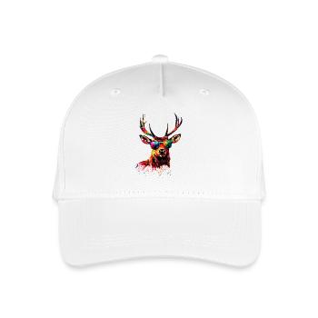 Deer, Antlers, Hunting, Deer, Reindeer, Red Deer, Hunter - Organic Kids’ Baseball Cap - white - Front