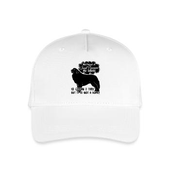 Without A Great Pyrenees - Organic Kids’ Baseball Cap - white - Front