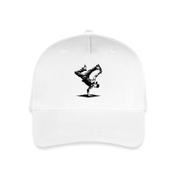 Breakdancing - Organic Kids’ Baseball Cap - white - Front