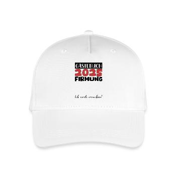 Confirmation 2025 Guest Book Gift Girls Boys - Organic Kids’ Baseball Cap - white - Front