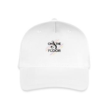 On The Floor – Cool Breakdance Design - Organic Kids’ Baseball Cap - white - Front