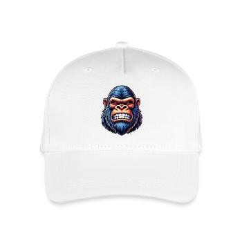 Gorilla - Organic Kids’ Baseball Cap - white - Front