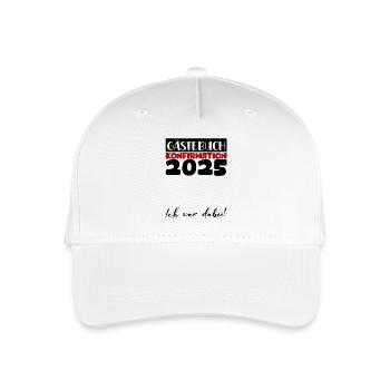 Confirmation 2025 Guestbook Decoration Girls Boys - Organic Kids’ Baseball Cap - white - Front