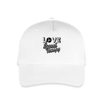 Love Speech Therapy - Organic Kids’ Baseball Cap - white - Front