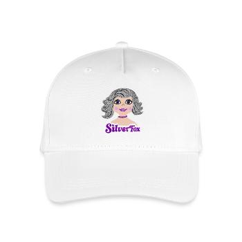 Silverfox Graue Haare Nostalgie - Kinder Bio Basecap - Weiß - Vorne
