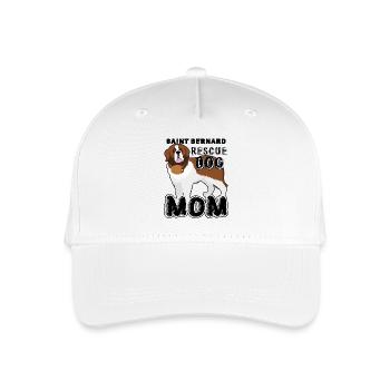 Saint Bernard Rescue Mom - Organic Kids’ Baseball Cap - white - Front