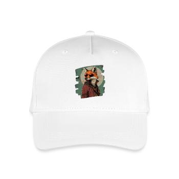 Fuchs - Kinder Bio Basecap - Weiß - Vorne