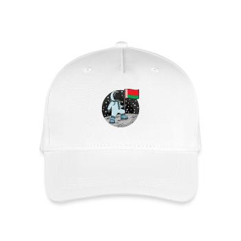 Astronaut Fahne Belarus - Kinder Bio Basecap - Weiß - Vorne