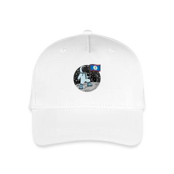 Astronaut Fahne Belize - Kinder Bio Basecap - Weiß - Vorne