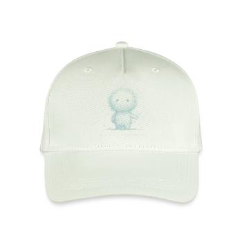 Cute Alien overlord funny minimalistisch Spruch - Kinder Bio Basecap - Helles Mintgrün - Vorne