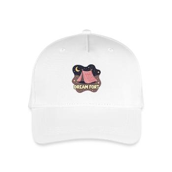 TRAUM-FESTUNGEN - Kinder Bio Basecap - Weiß - Vorne