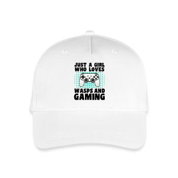 Gamer et Guêpes : Jeux Vidéo et Aventure Piquante - Casquette de baseball bio Enfant - blanc - Devant