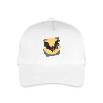 Chauve-souris rétro - Casquette de baseball bio Enfant - blanc - Devant