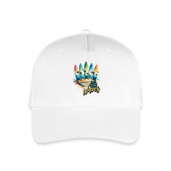 Surfing Surfers - Organic Kids’ Baseball Cap - white - Front