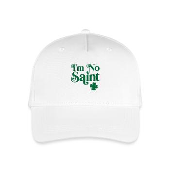 I'm no saint - Organic Kids’ Baseball Cap - white - Front