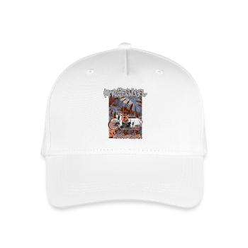 Swallow (camouflage) // Illustration - Organic Kids’ Baseball Cap - white - Front
