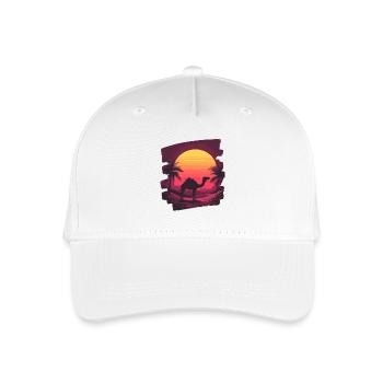 Camel - Organic Kids’ Baseball Cap - white - Front