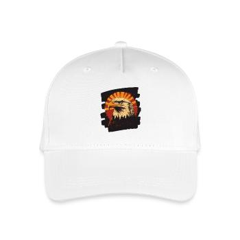 Adler - Kinder Bio Basecap - Weiß - Vorne