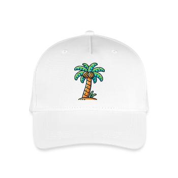 palme - Kinder Bio Basecap - Weiß - Vorne