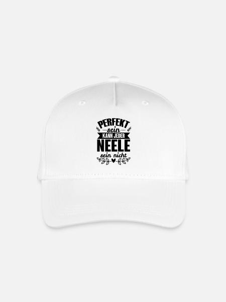 Neele - Perfekt Sein Kann Jeder Neele Sein Nicht - Kinder Bio Basecap - Weiß