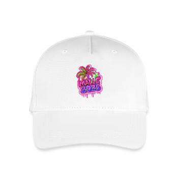 Malle 2025 - Mallorca Holidays - Organic Kids’ Baseball Cap - white - Front