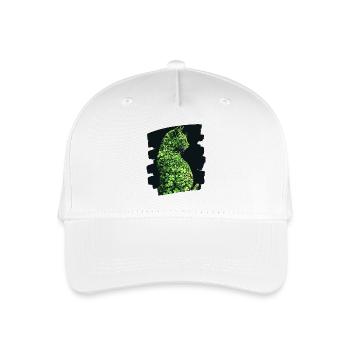 St. Patrick's Day Cat - Organic Kids’ Baseball Cap - white - Front