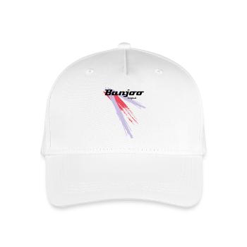 Banjoo Original colour - Organic Kids’ Baseball Cap - white - Front