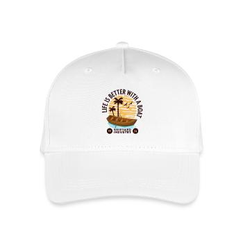 Conception de la vie en bateau - Casquette de baseball bio Enfant - blanc - Devant