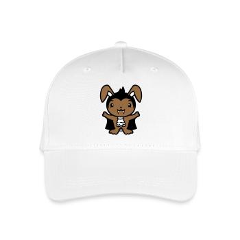 Lapin Vampire Sharp Longues Dents Halloween Costume - Casquette de baseball bio Enfant - blanc - Devant