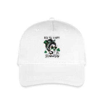 Irish You A Happy St. Patrick's Day Girl - Kinder Bio Basecap - Weiß - Vorne