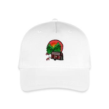 Construction Trailer Nature Ready for Holiday Camping Camping - Organic Kids’ Baseball Cap - white - Front