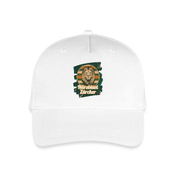Härzbluetzürcherin Zürich Züri - Kinder Bio Basecap - Weiß - Vorne