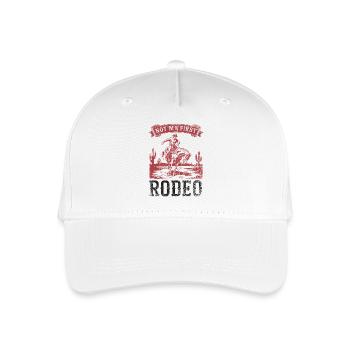 Nicht mein erster Rodeo-Cowboy - Kinder Bio Basecap - Weiß - Vorne