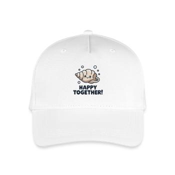 HEUREUX ENSEMBLE - Casquette de baseball bio Enfant - blanc - Devant