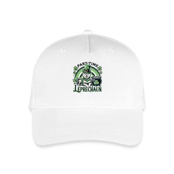 Chien lutin à temps partiel Fête de la Saint-Patrick - Casquette de baseball bio Enfant - blanc - Devant