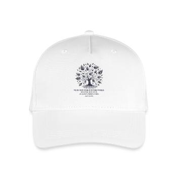 Alan Watts | Arbre de Vie et Sagesse Spirituelle - Casquette de baseball bio Enfant - blanc - Devant