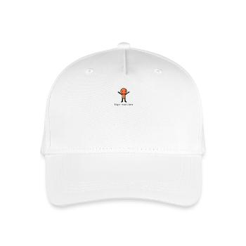 Pixel Strichmännchen Lustige Grafik Humor Geschenk - Kinder Bio Basecap - Weiß - Vorne