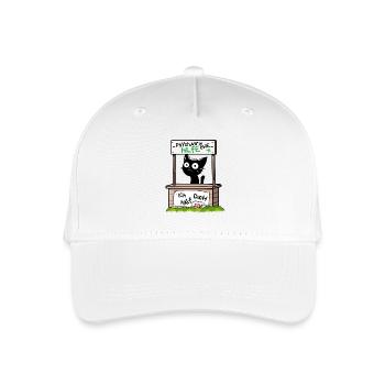 Psychatrische Hilfe IcH hAelf DicH - Lustige Katze - Kinder Bio Basecap - Weiß - Vorne