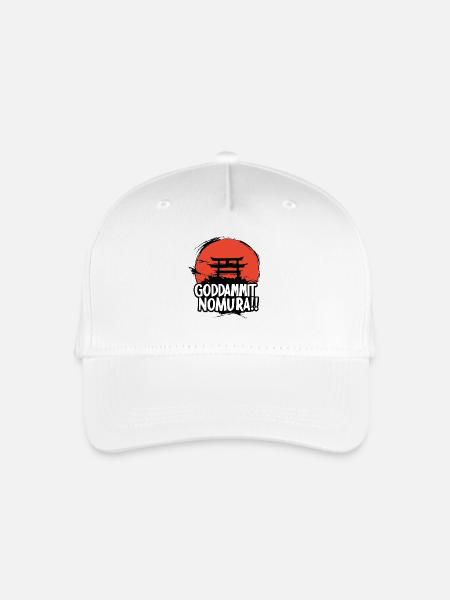 Goddammit Nomura – Torii Design - Kinder Bio Basecap - Weiß