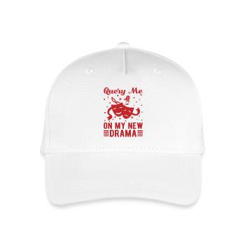 Théâtre musical Interrogez-moi sur mon nouveau théâtre dramatique - Casquette de baseball bio Enfant - blanc - Devant