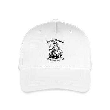 Nervös zu sein, muss vielleicht bald, Gentleman - Kinder Bio Basecap - Weiß - Vorne