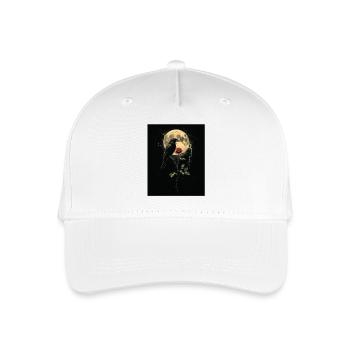 Raven Rose Moon Gloomy Gothic Black Crow - Organic Kids’ Baseball Cap - white - Front