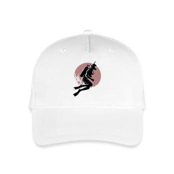 Plongée sous-marine, plongée sous-marine, plongeur sous-marin - Casquette de baseball bio Enfant - blanc - Devant