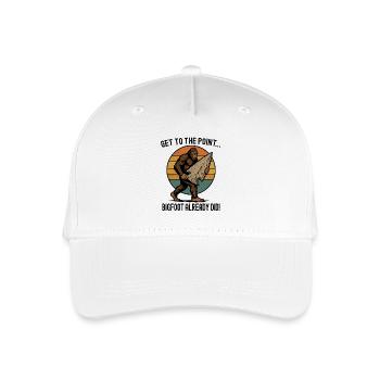 Bigfoot mit Pfeilspitze Lustiges Arrowhead Hunting - Kinder Bio Basecap - Weiß - Vorne