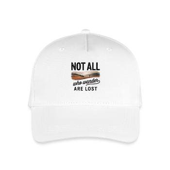 Adventure Calls – T-shirt de randonnée - Casquette de baseball bio Enfant - blanc - Devant