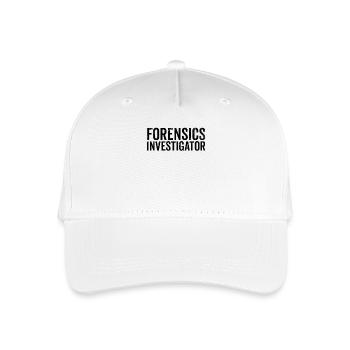 Forensic Science Investigator Forensic Scientist - Organic Kids’ Baseball Cap - white - Front