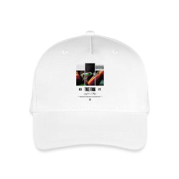Rotäugiger Laubfrosch Regenwald Amphibie - Kinder Bio Basecap - Weiß - Vorne