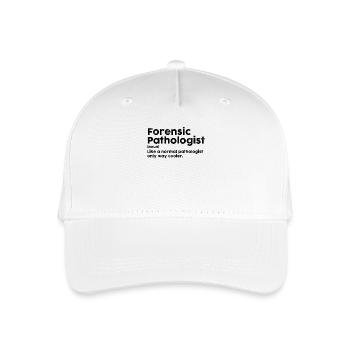 Forensic Pathologist Funny Definition Forensics - Organic Kids’ Baseball Cap - white - Front