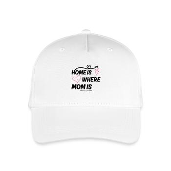 Liebevolles Mama Design Muttertag - Kinder Bio Basecap - Weiß - Vorne